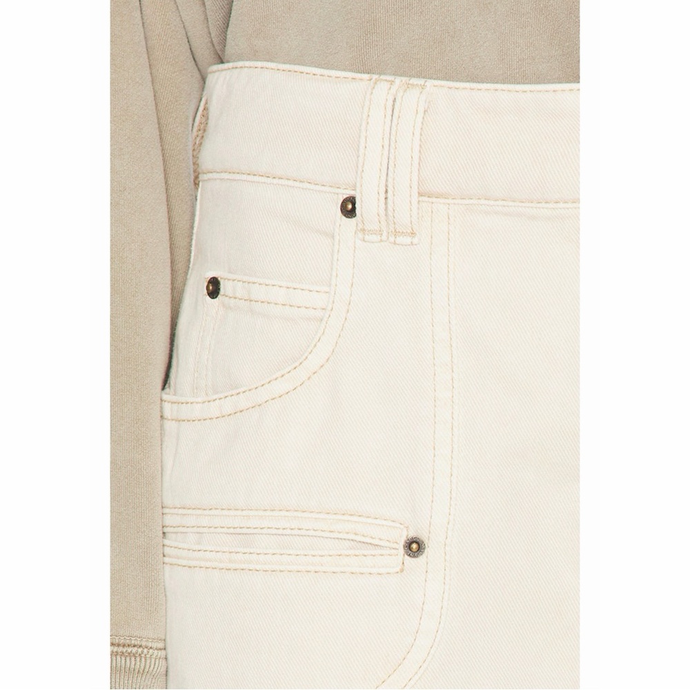 NWT ISABEL MARANT Beryl Straight Leg Jeans in Ecru - Picture 6 of 12